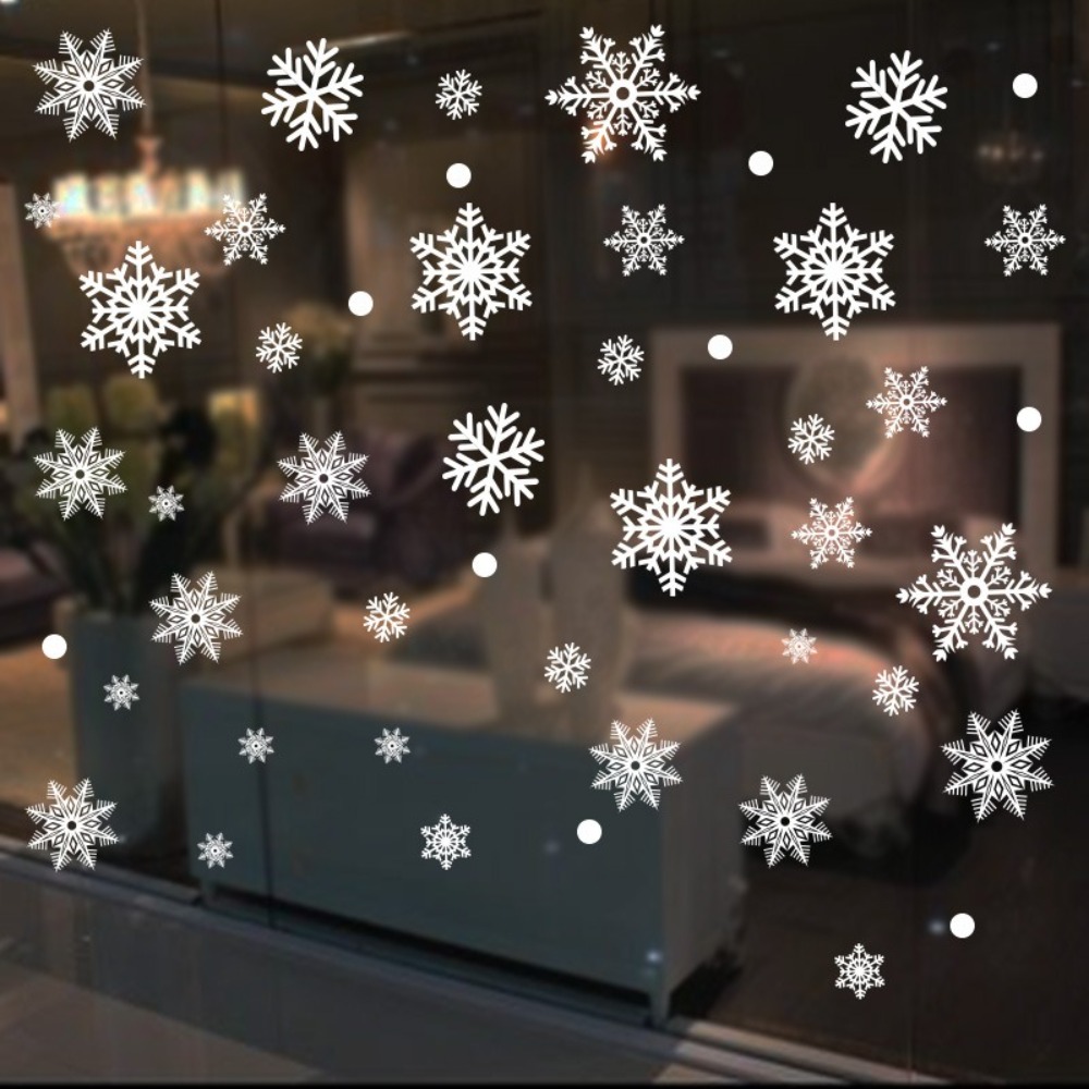 Snowflake Window Decal - 30 Uds. De pegatinas de copos