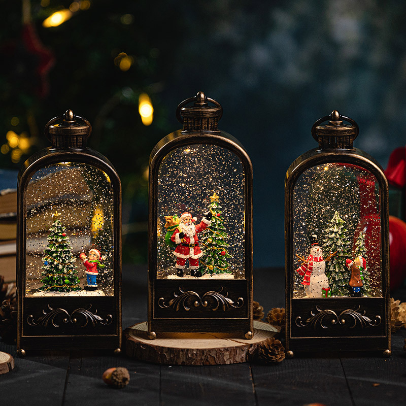 Snow Globe Musical - Linterna de globo de nieve de