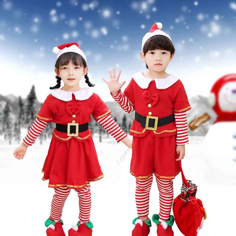 Elf Costume Christmas - Conjunto de elfo de Navidad para