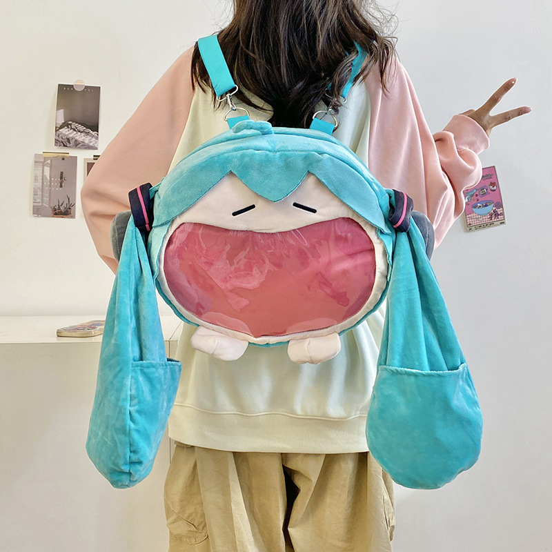 Santa Hat Plush - Bolso de Hombro con Diseño de