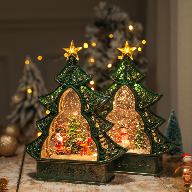 Snow Globe Musical - Árbol de Navidad Globo de nieve