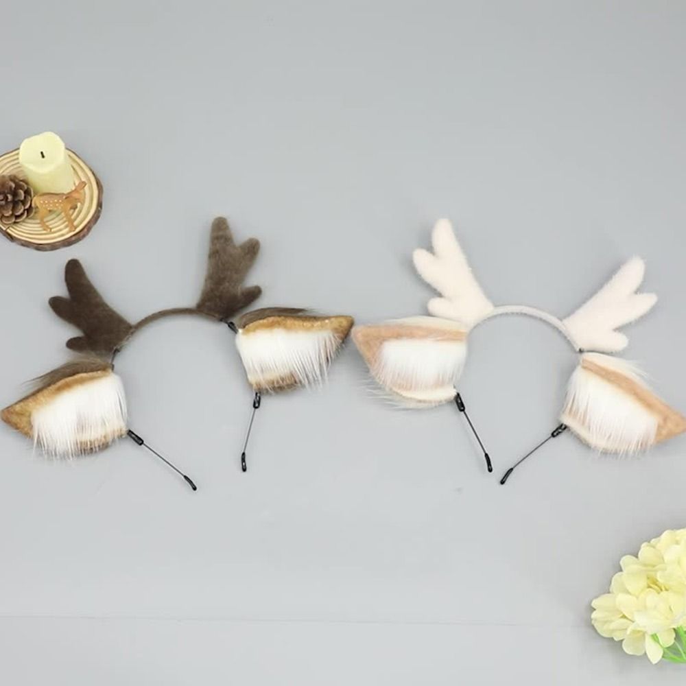 Reindeer Antlers Headband - Diadema con orejas de ciervo y