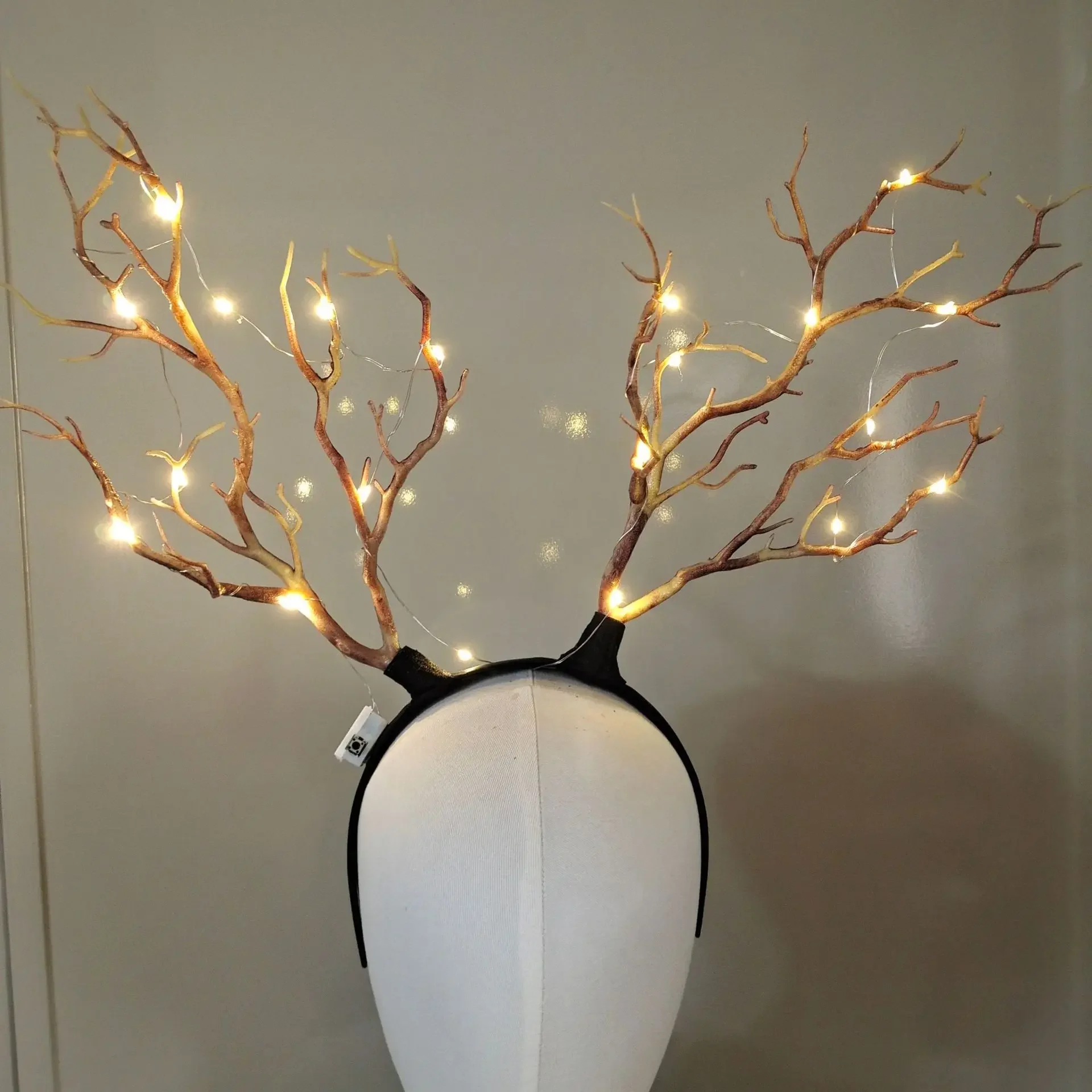 Reindeer Antlers Headband - Diadema de astas de reno brillante