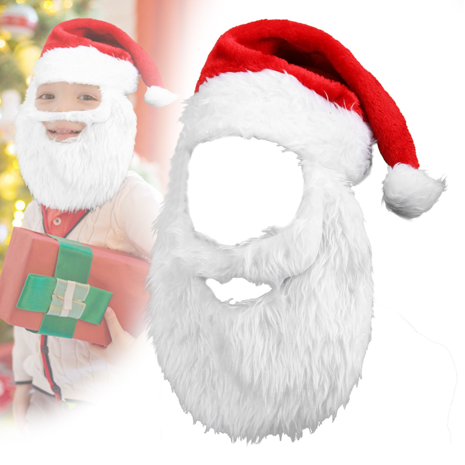 Santa Hat Plush - Nuevos adultos bola de felpa sombrero