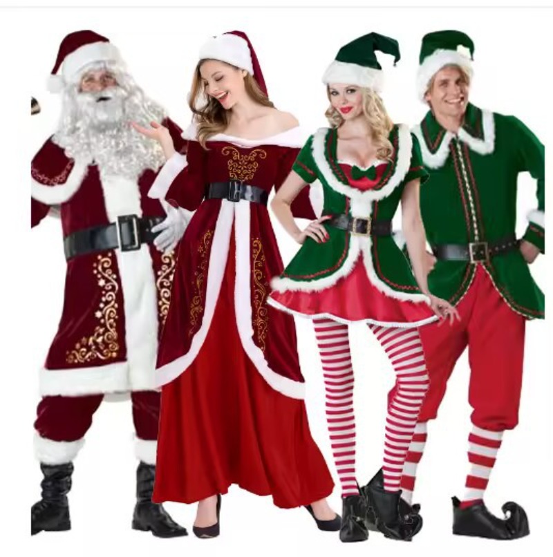 Elf Costume Christmas - Disfraz de Papá Noel para hombre