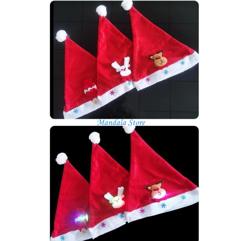 Santa Hat Plush - Gorro Navidad U2JC, gorro Papá Noel