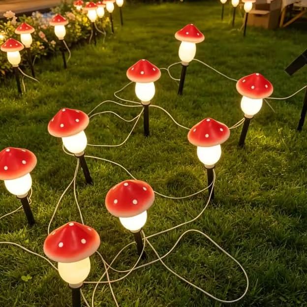 Christmas Lights Outdoor - Guirnalda de Luces Solares con Forma