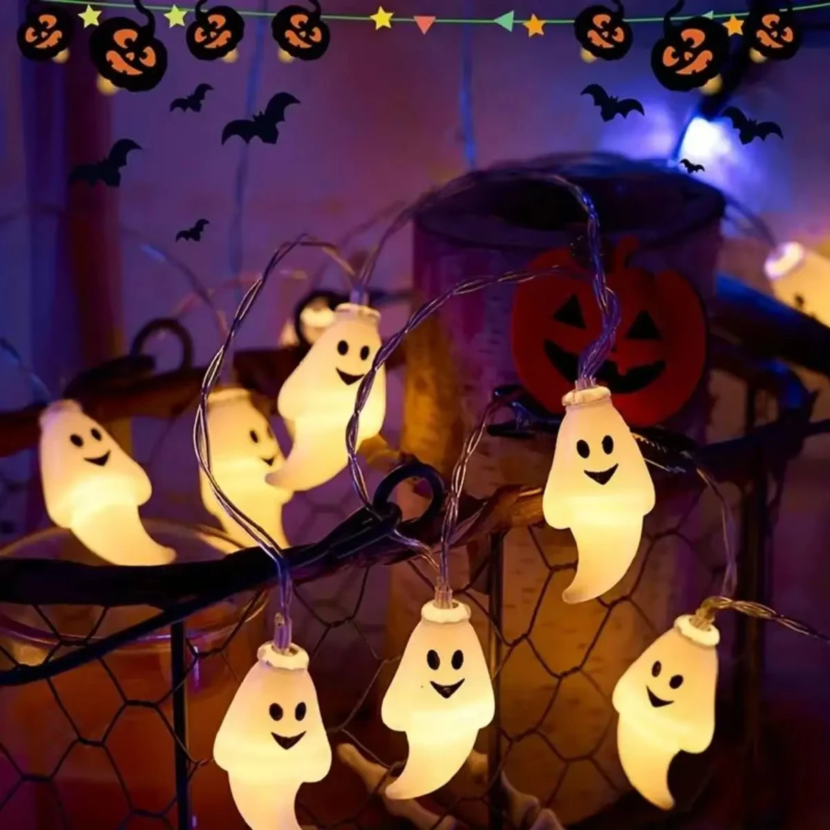 Guirnalda de luces LED con bat - Led Fairy String Lights reseña y precio
