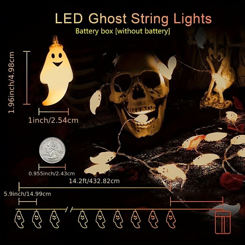 Guirnalda de luces LED con bat - Led Fairy String Lights reseña y precio
