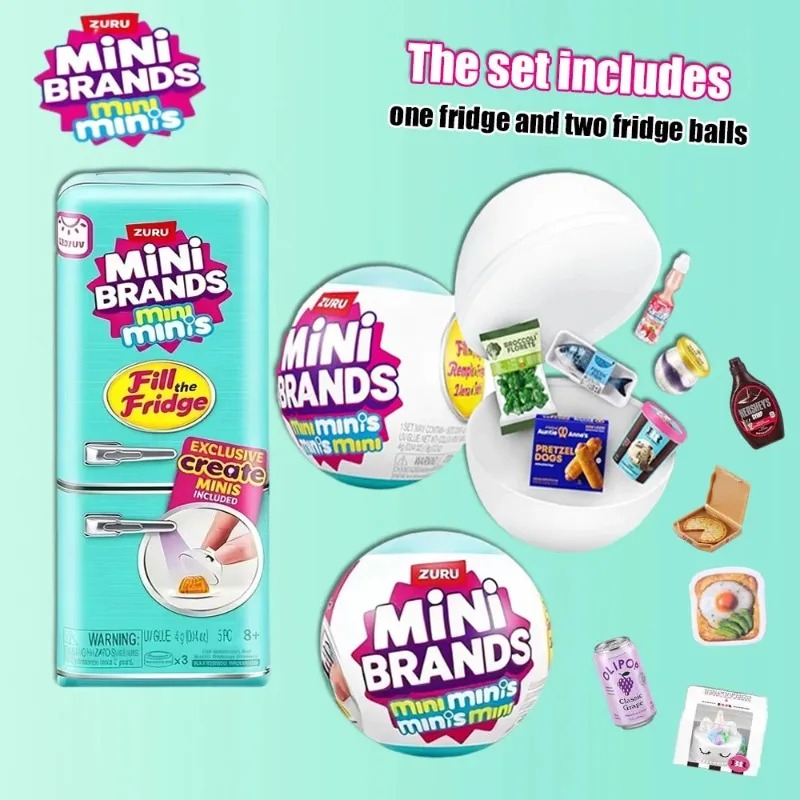 Set de Mini Refrigerador ZURU, - Ornament Ball Set reseña y precio