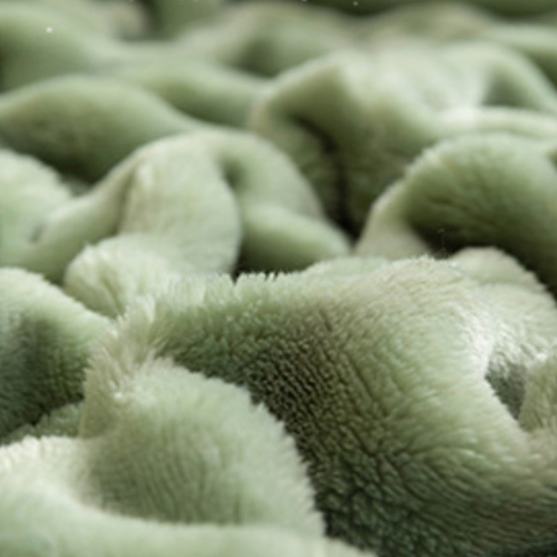 Manta polar de burbujas verde  - Christmas Throw Blanket reseña y precio