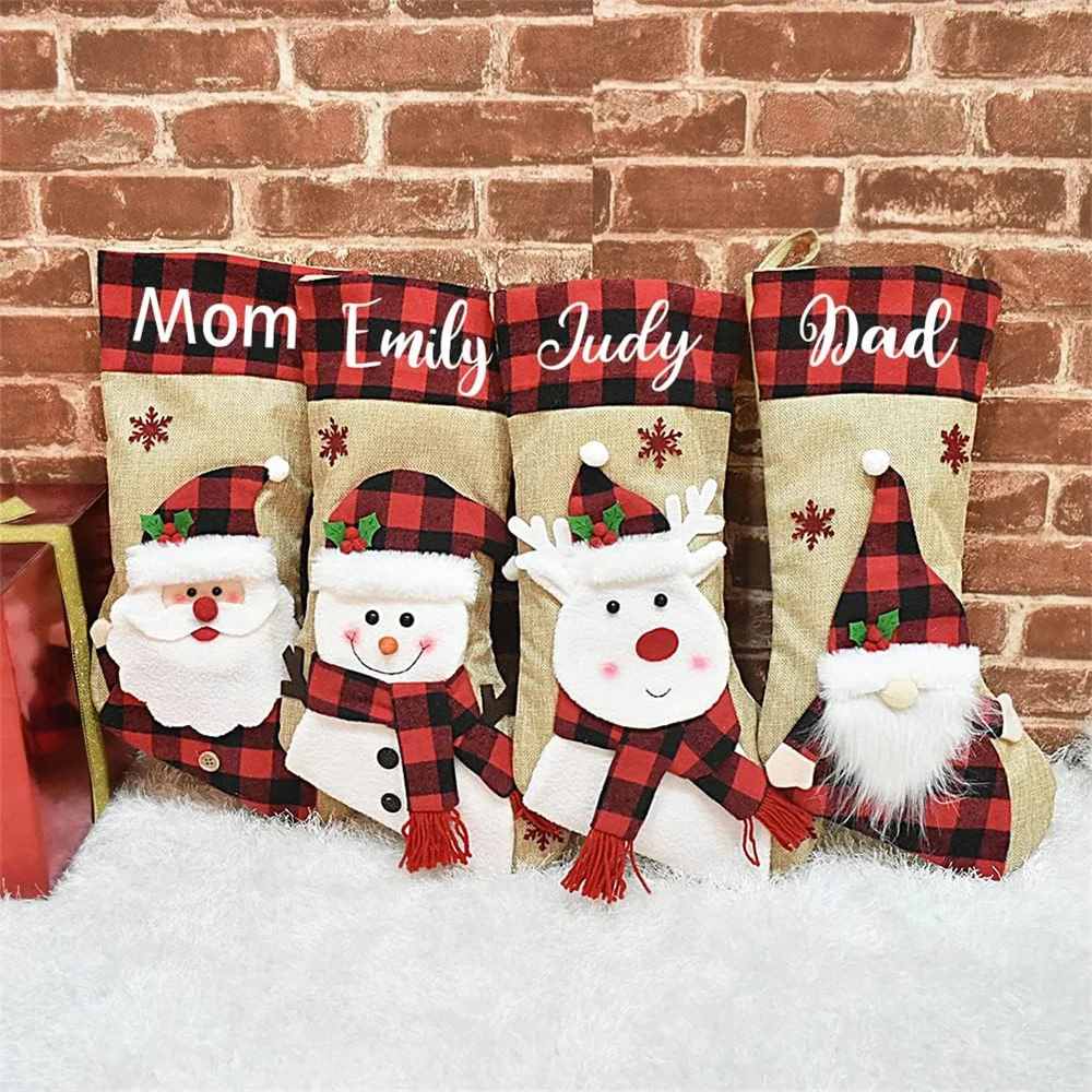 Medias navideñas para decoraci - Christmas Stocking Hanging reseña y precio