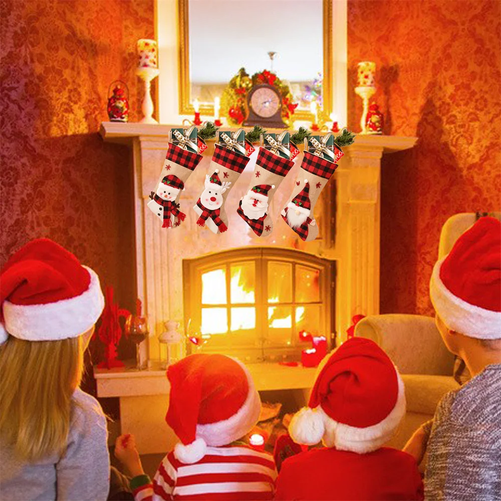 Medias navideñas para decoraci - Christmas Stocking Hanging reseña y precio