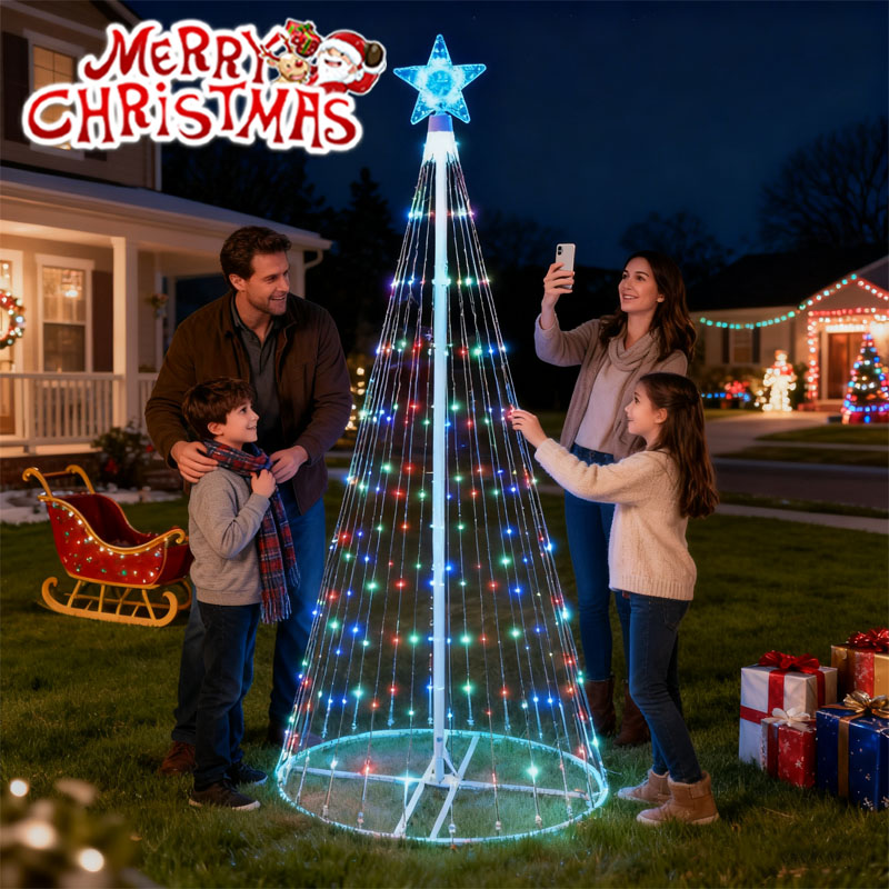 Guirnalda de luces LED de casc - Star Tree Topper reseña y precio