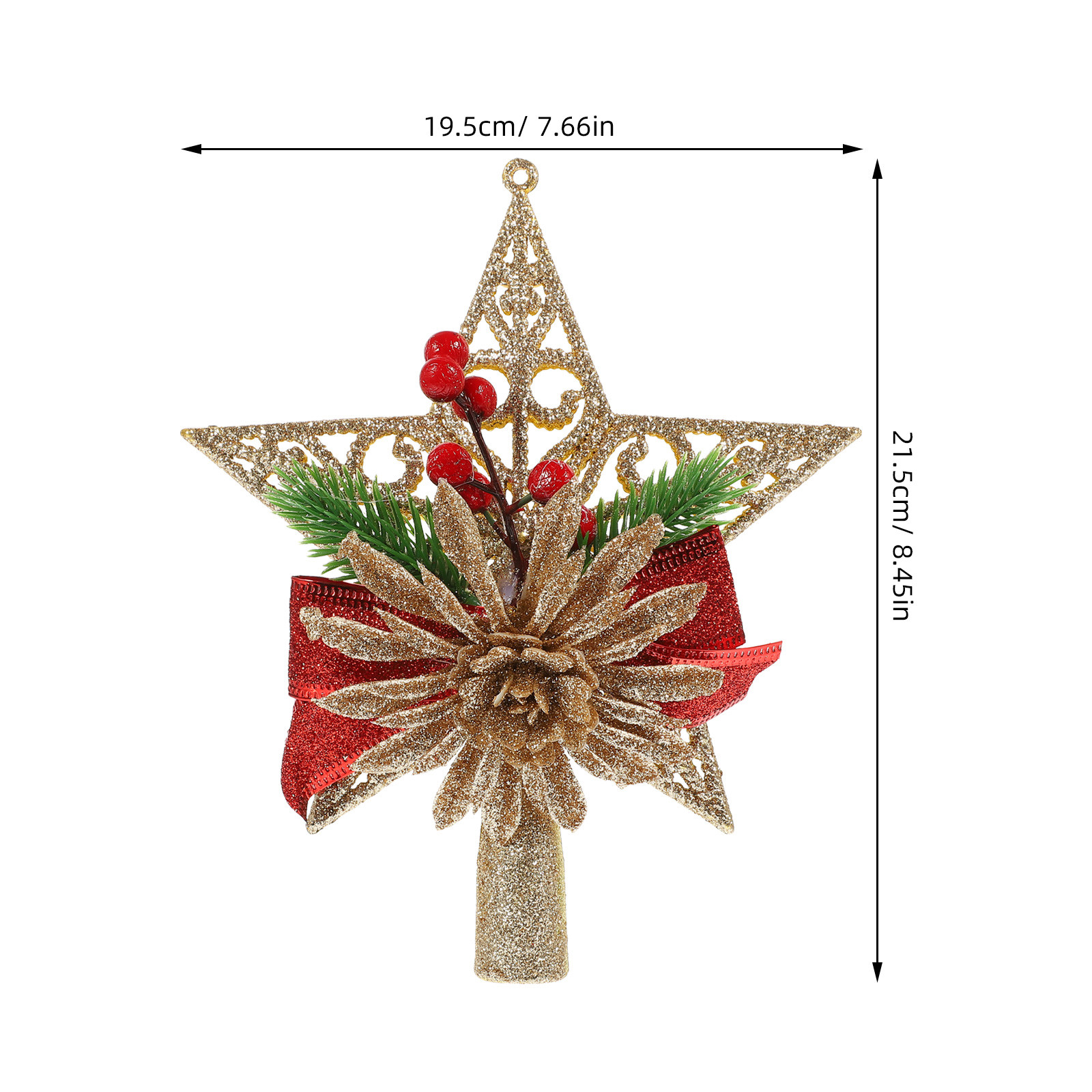 Adorno de Estrella de Cinco Pu - Star Tree Topper reseña y precio