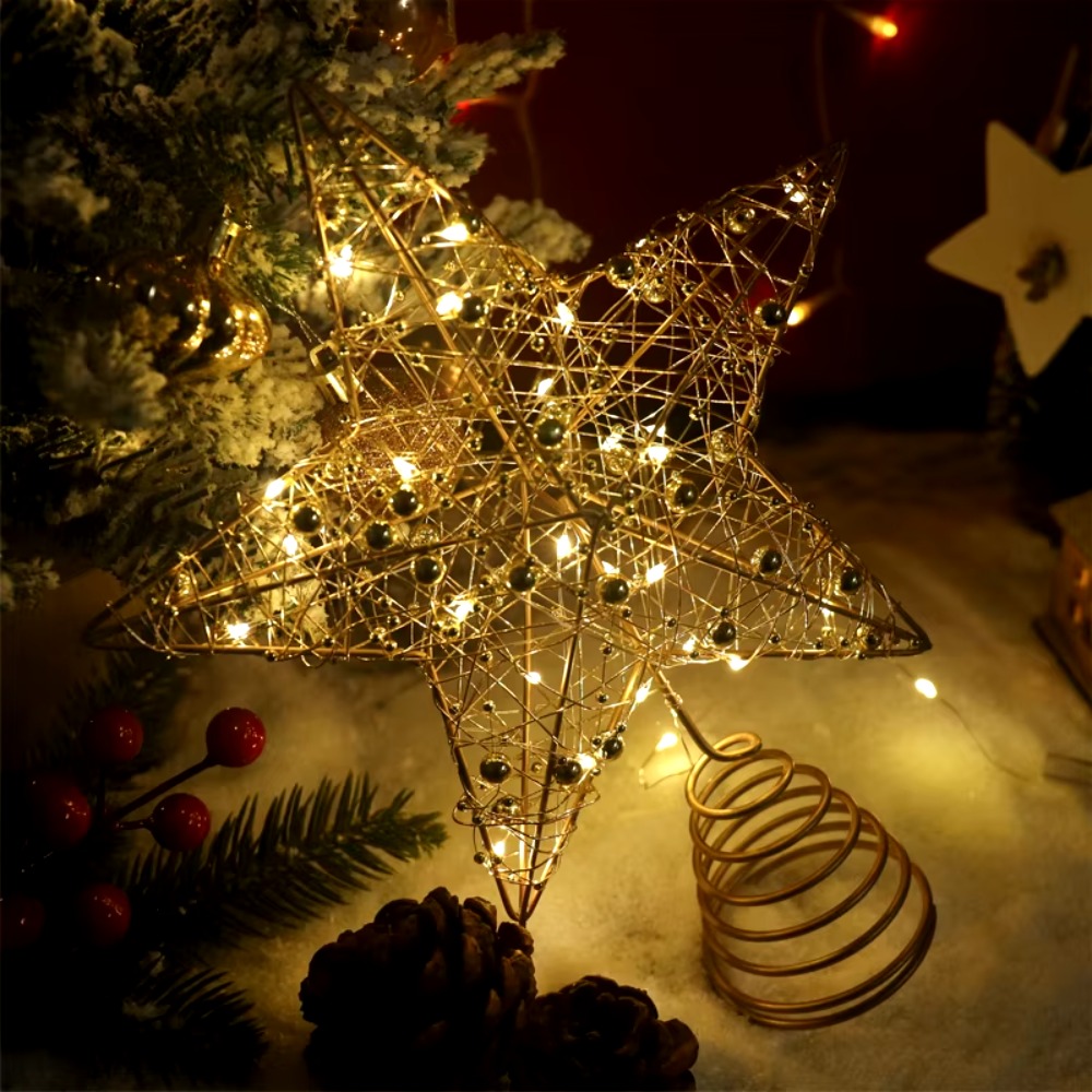 Adorno para árbol de Navidad L - Star Tree Topper reseña y precio