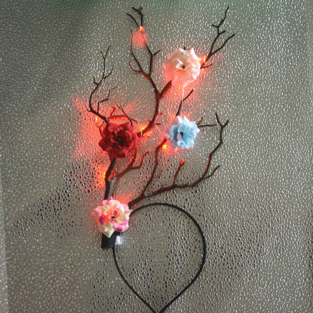 Diadema de cuernos de reno con - Reindeer Antlers Headband reseña y precio