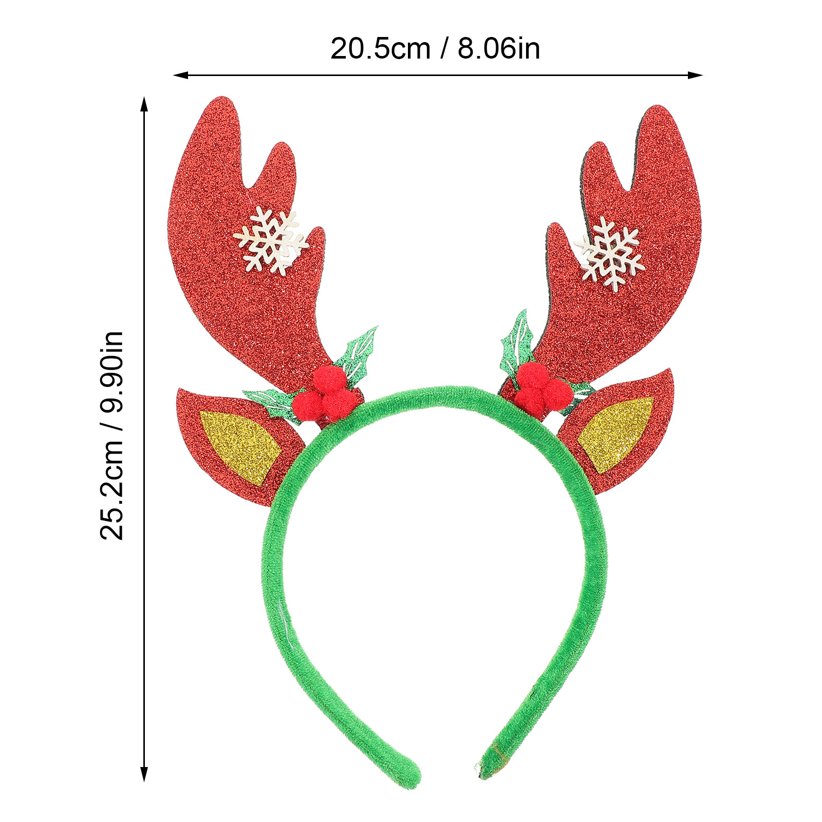 Diadema de Navidad con cuernos - Reindeer Antlers Headband reseña y precio