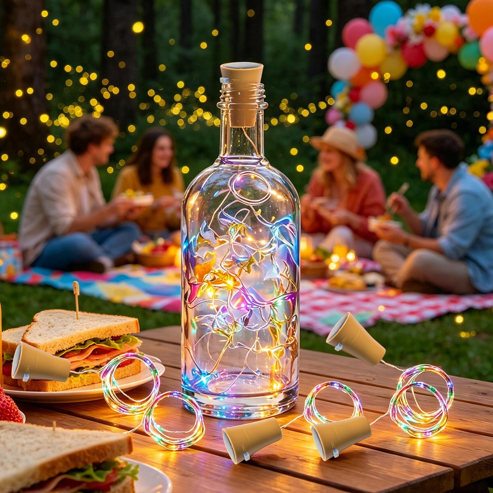 Luces solares para botellas de - Led Fairy String Lights reseña y precio