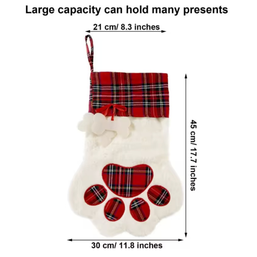 Calcetines navideños, decoraci - Christmas Stocking Hanging reseña y precio