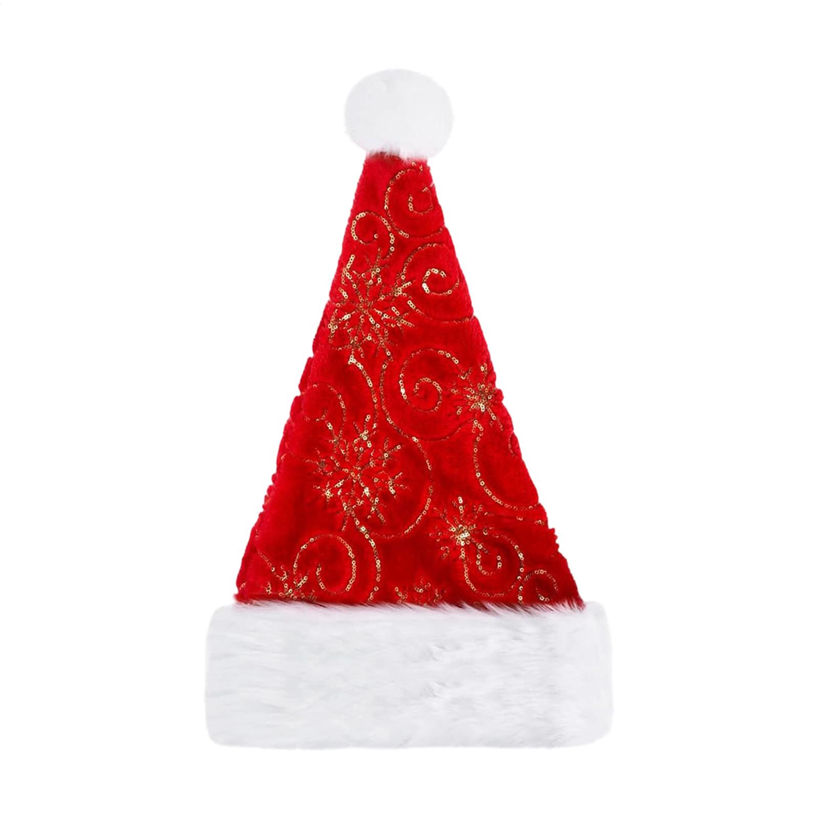 Gorro de Navidad de felpa, gor - Santa Hat Plush reseña y precio