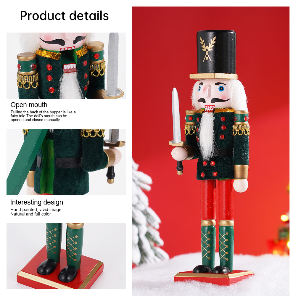 Adorno de Cascanueces de mader - Nutcracker Figurine reseña y precio
