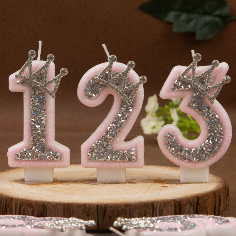 Velas digitales 0-9 corona de  - Holiday Candle Set reseña y precio