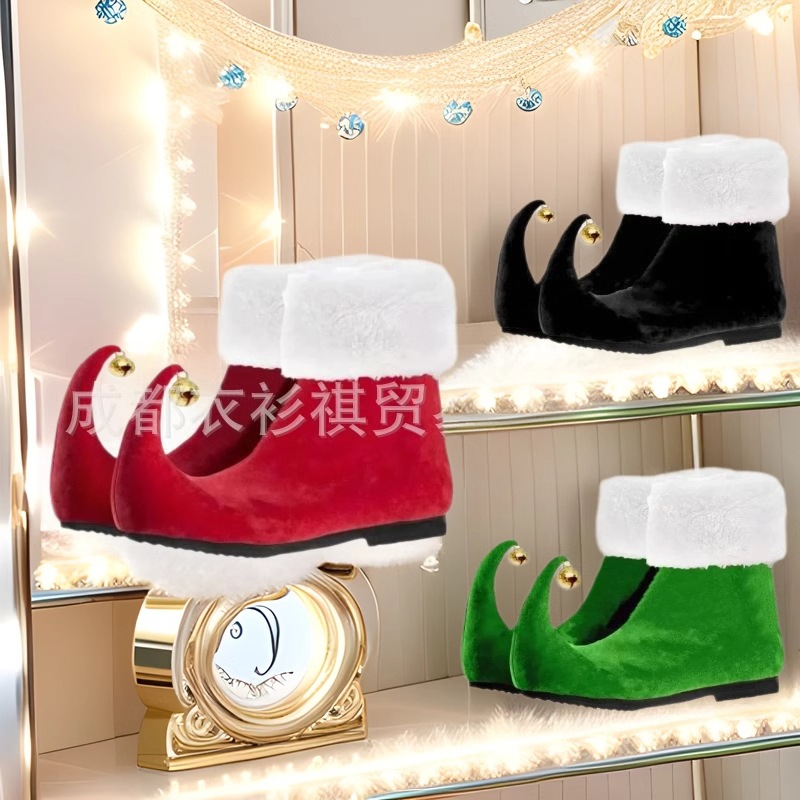 Zapatos navideños de elfo y Pa - Elf Costume Christmas reseña y precio