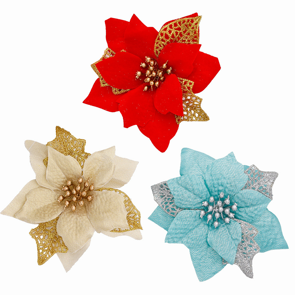 10 Uds. De flores artificiales - Christmas Wreath Fake reseña y precio