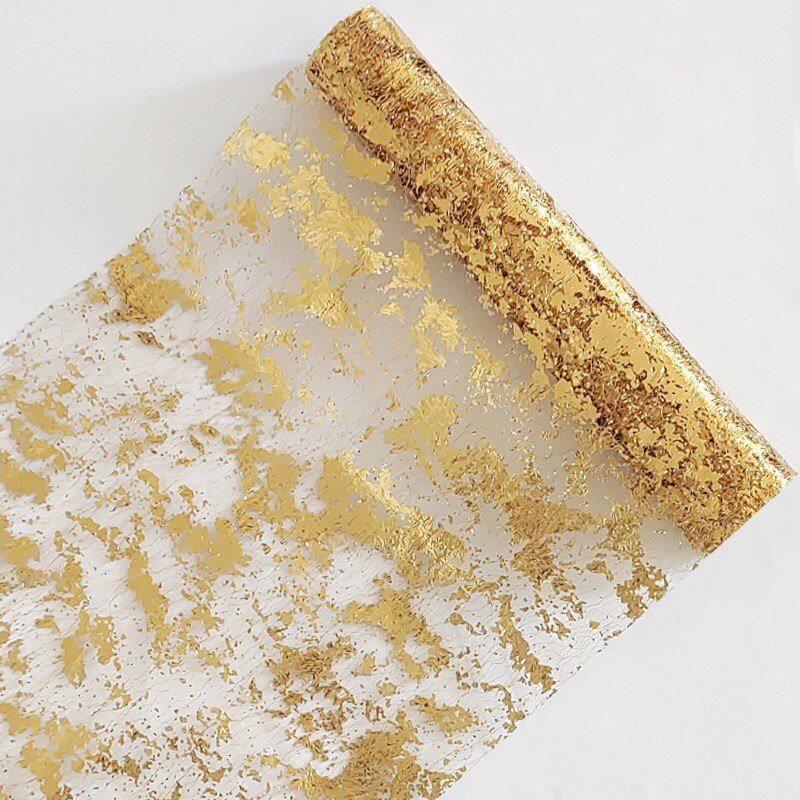 Rollo de malla fina de oro bri - Christmas Table Runner reseña y precio