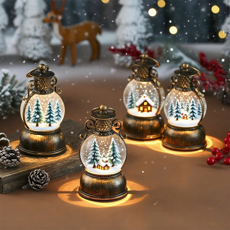 Caja de música con globo de ni - Snow Globe Musical reseña y precio