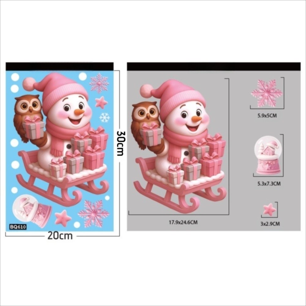 Pegatinas removibles para vent - Snowflake Window Decal reseña y precio