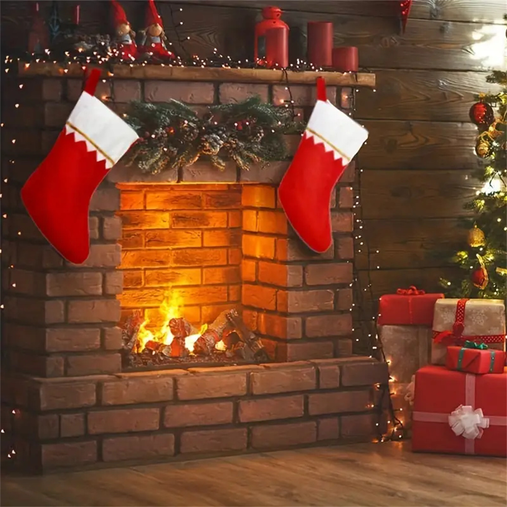 Medias navideñas de fieltro ro - Christmas Stocking Hanging reseña y precio