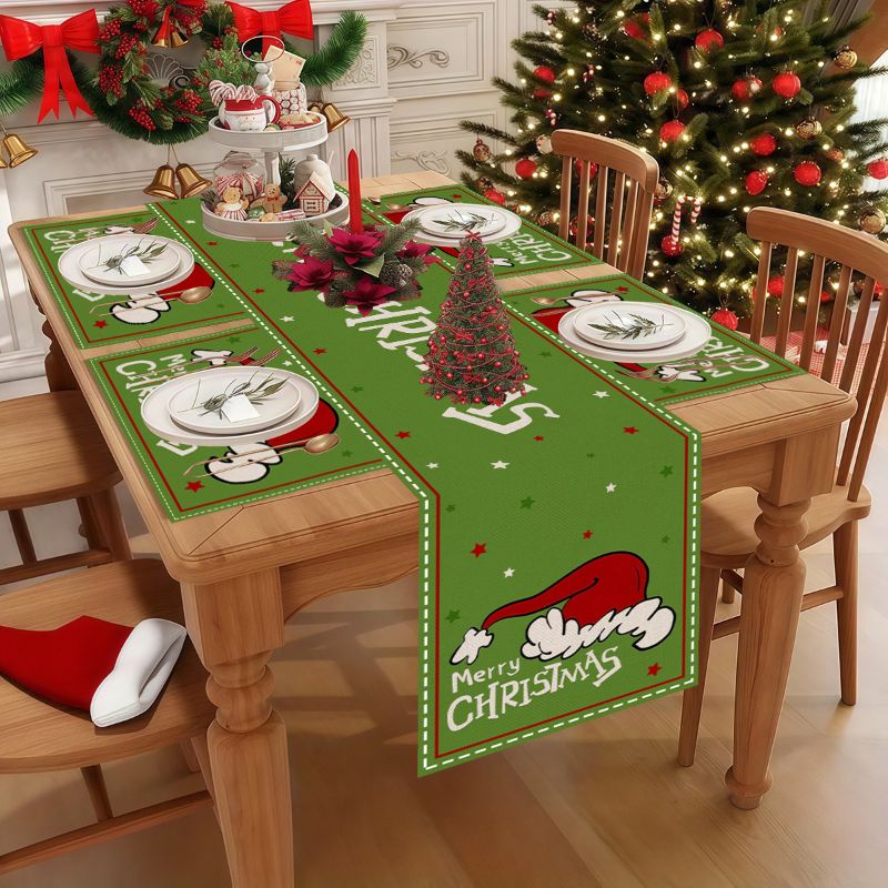 Juego de Manteles Individuales - Christmas Table Runner reseña y precio