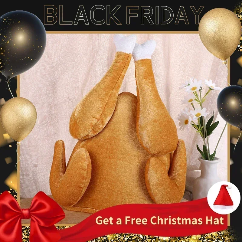 Sombrero de pavo de Acción de  - Santa Hat Plush reseña y precio