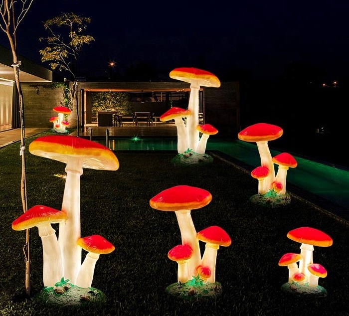 Estatua de Hongo de Simulación - Christmas Lights Outdoor reseña y precio