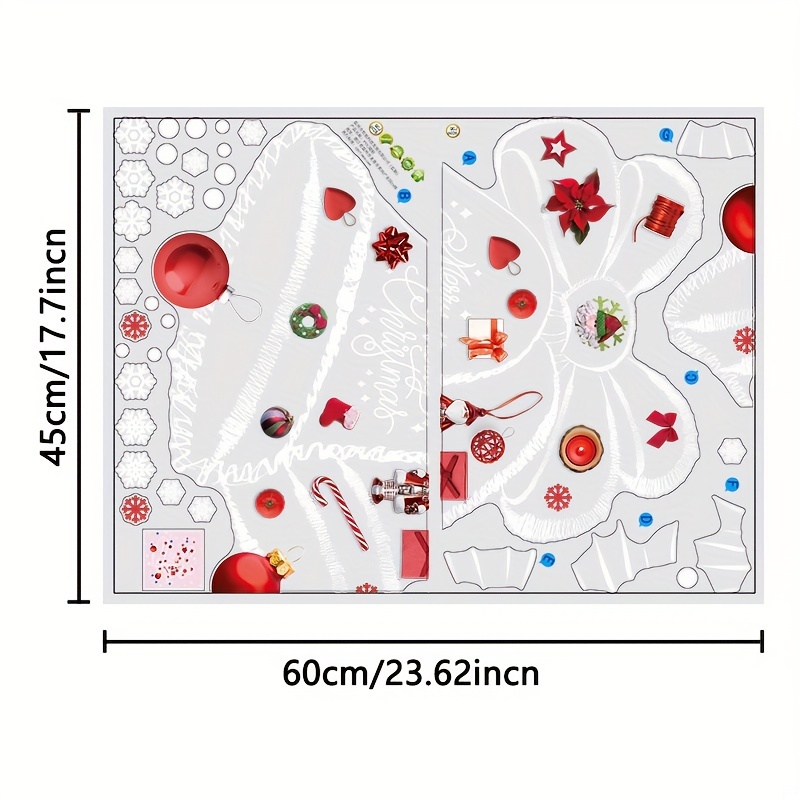 Pegatinas Navideñas de Copos d - Snowflake Window Decal reseña y precio