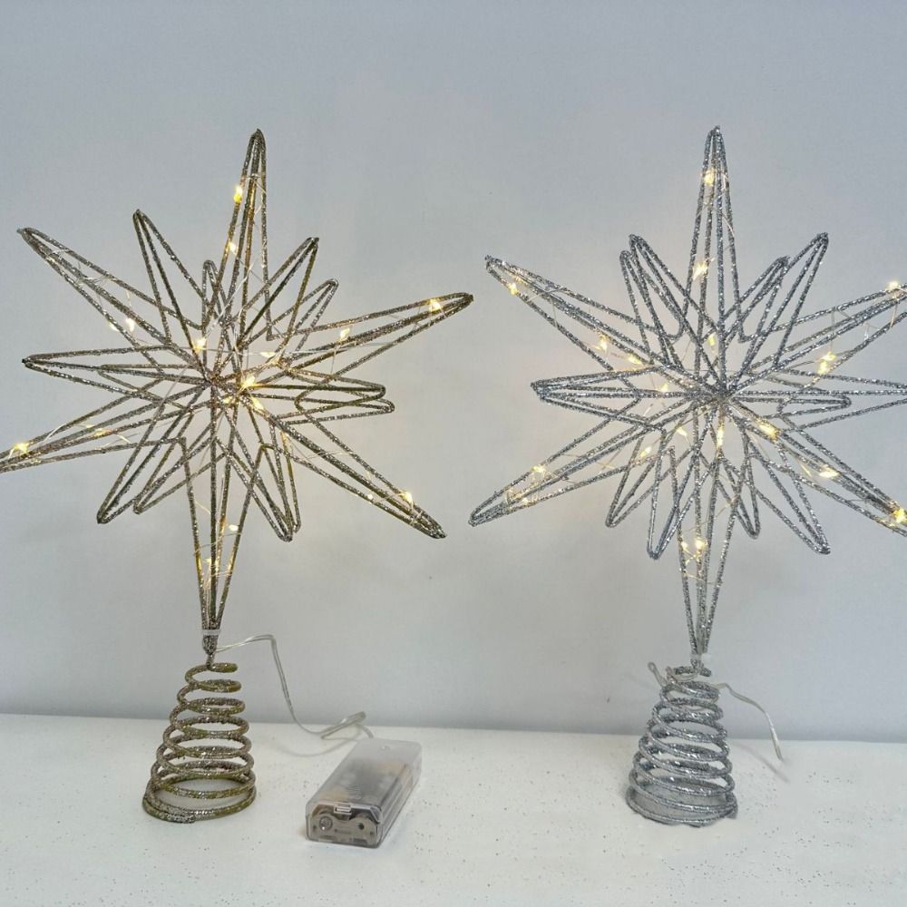 Adorno para árbol de Navidad c - Star Tree Topper reseña y precio