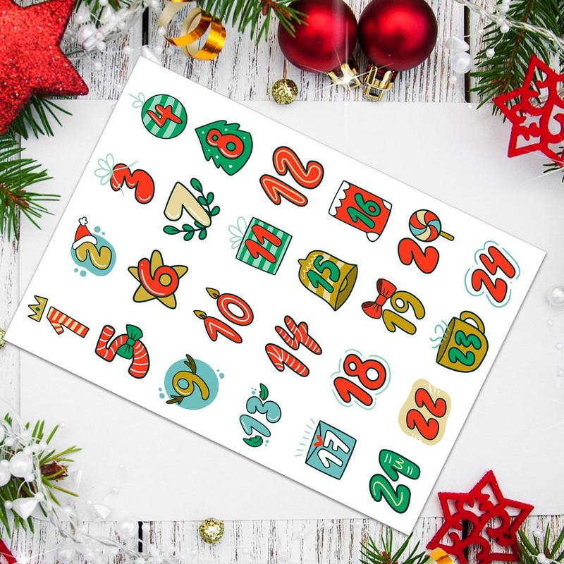 Pegatinas de Feliz Navidad, ca - Advent Calendar Gift reseña y precio