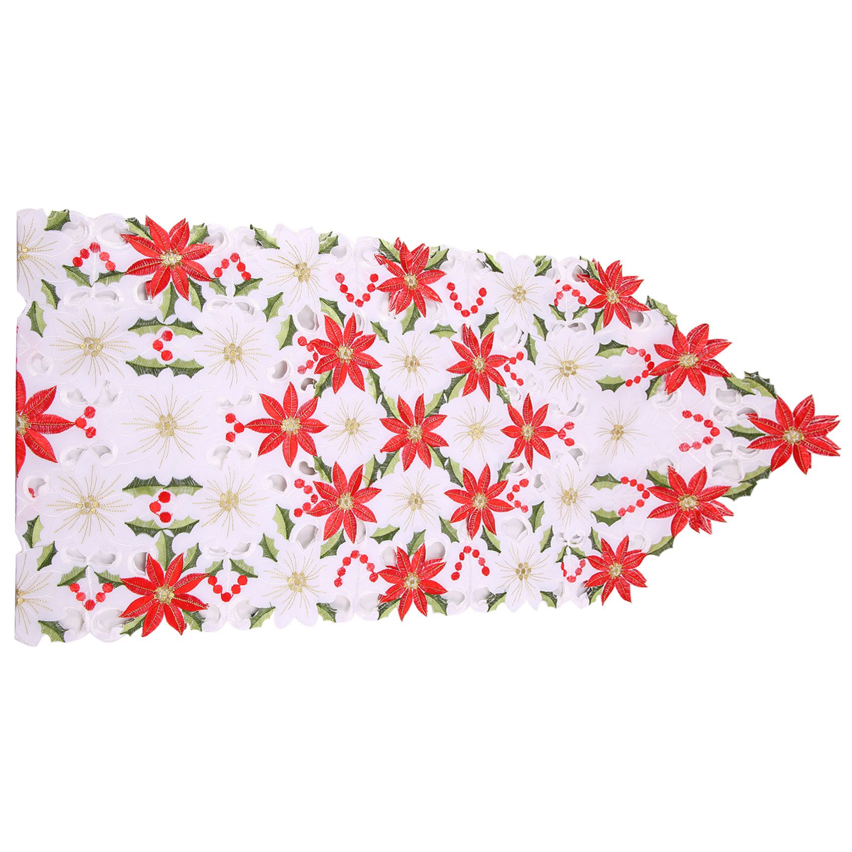 Camino de mesa bordado navideñ - Christmas Table Runner reseña y precio