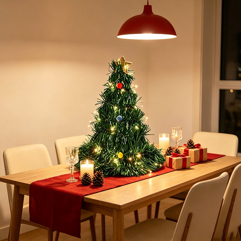 Mini Árbol de Navidad Plegable - Star Tree Topper reseña y precio