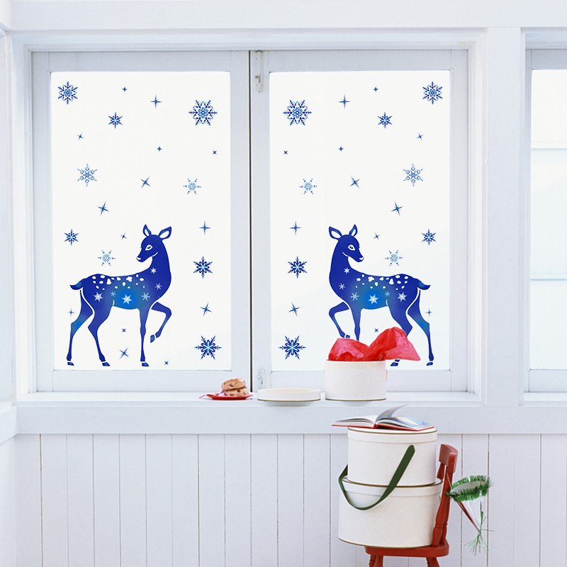 Pegatinas navideñas para venta - Snowflake Window Decal reseña y precio