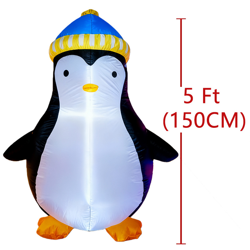 Pingüino Inflable Navideño de  - Christmas Lights Outdoor reseña y precio