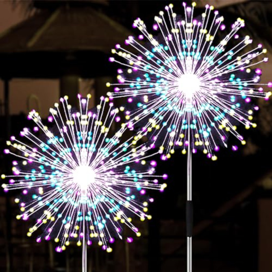 Luces Solares de Fuegos Artifi - Christmas Lights Outdoor reseña y precio