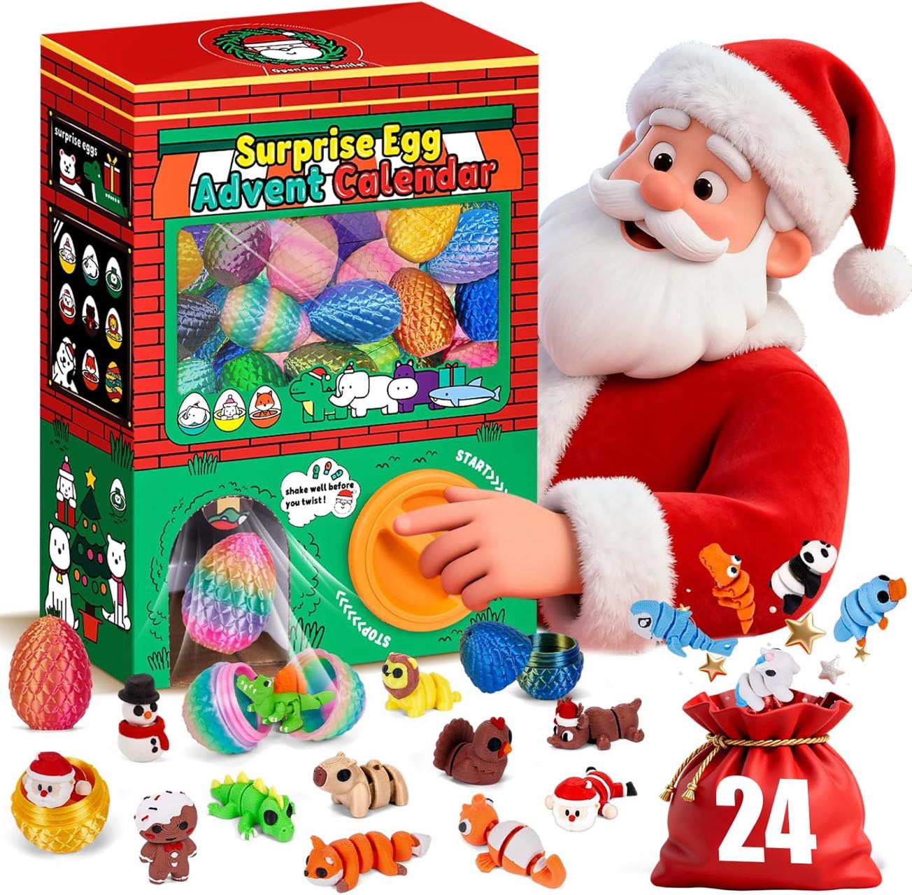 Caja Sorpresa con 24 Huevos Im - Advent Calendar Gift reseña y precio