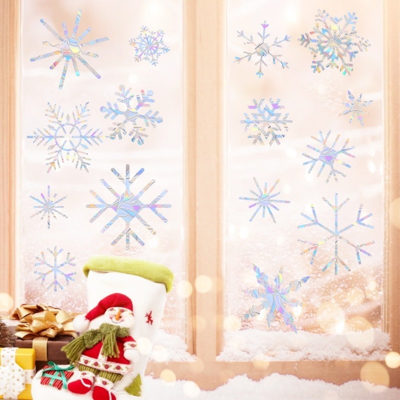 Patrón de copo de nieve de Nav - Snowflake Window Decal reseña y precio