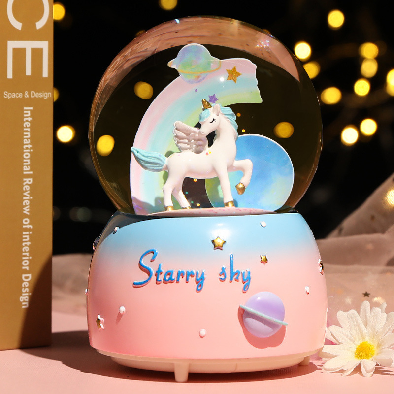 Nueva caja de música con bola  - Snow Globe Musical reseña y precio