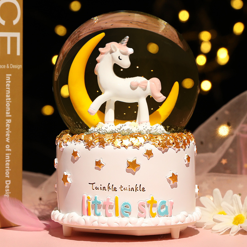 Nueva caja de música con bola  - Snow Globe Musical reseña y precio